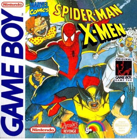 Cover Spider-Man and the X-Men in Arcade's Revenge for Game Boy